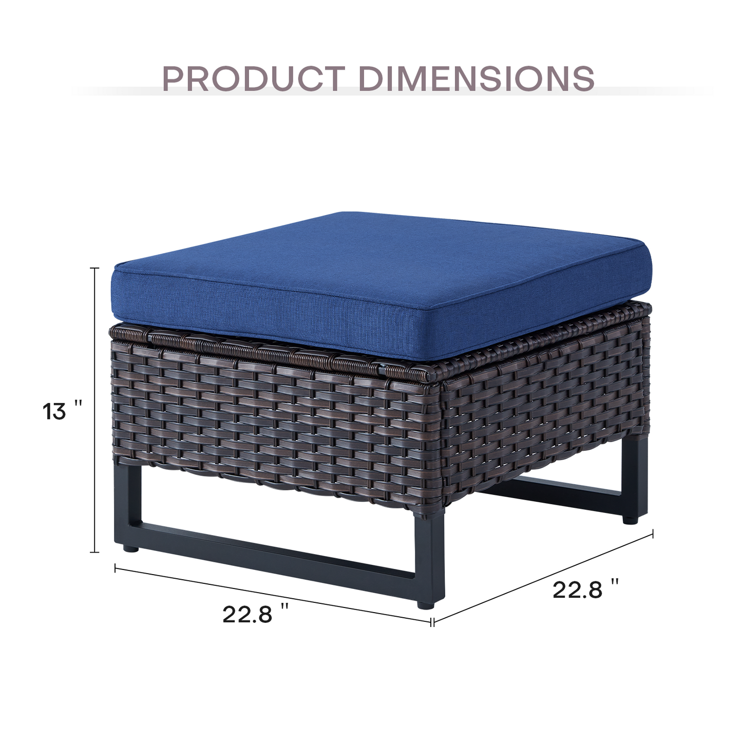 Save 40% - Outdoor 2-PC Ottoman, GRS Series