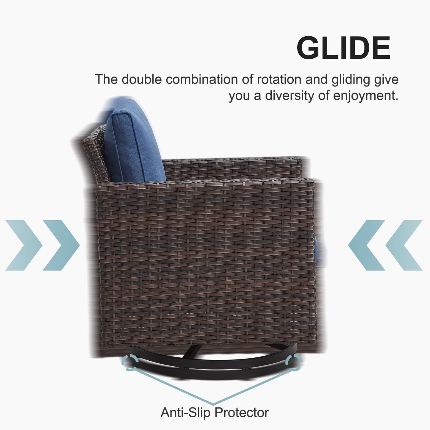 Save 30% - Outdoor Swivel Glider Chairs, GRS Series