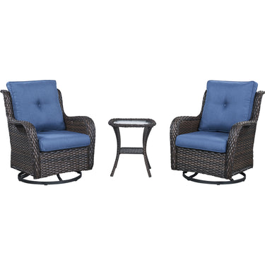 Save 60% - Swivel Glider Chairs Set with Side Table, NTC Series - Belord