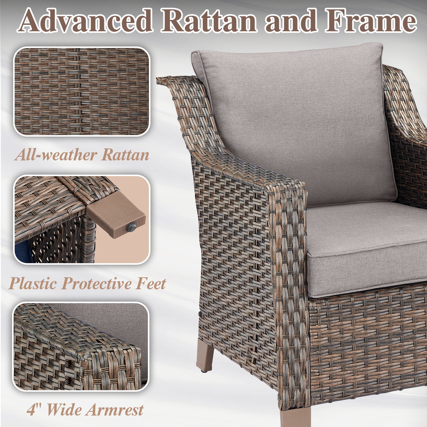 Save 50% - Outdoor Patio Chairs, DAR Series