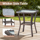 Solo Relaxation Set: 1 Adjustable 76.8" Chaise Lounge with 5-Inch Cushions & Side Table, NTC Series - Belord