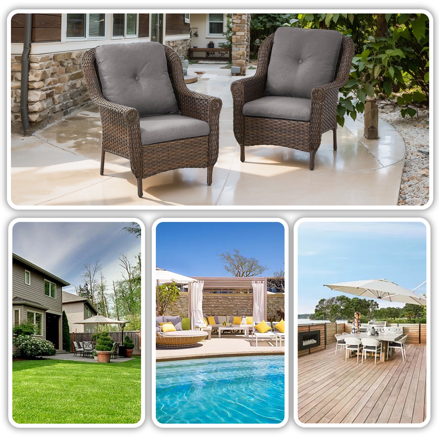Outdoor Patio Chairs, FL Series
