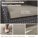 Save 60% - Swivel Glider Chairs Set with Side Table, NTC Series - Belord