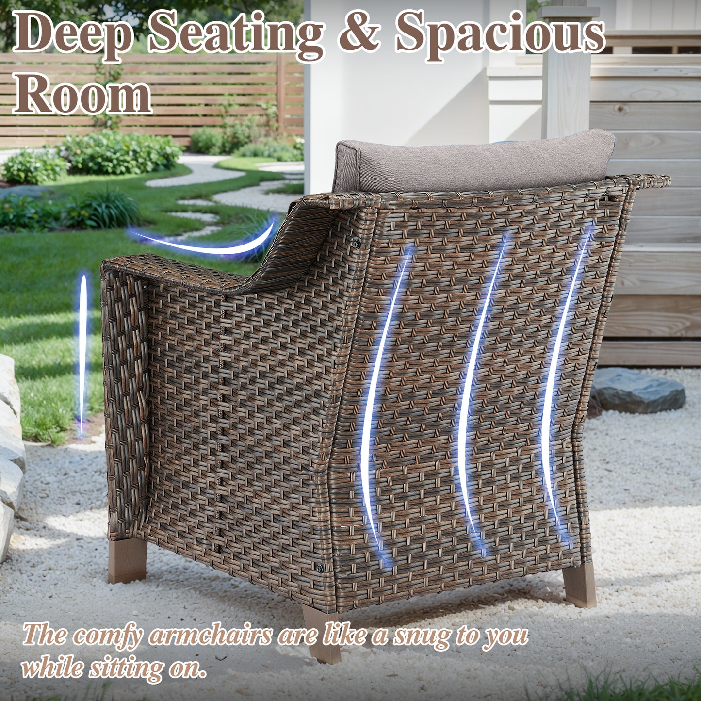 Save 50% - Outdoor Patio Chairs, DAR Series
