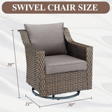 Outdoor Swivel Glider Chairs, DAR Series - Belord
