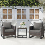 Patio Chairs Set with Side Table, GRS Series - Belord
