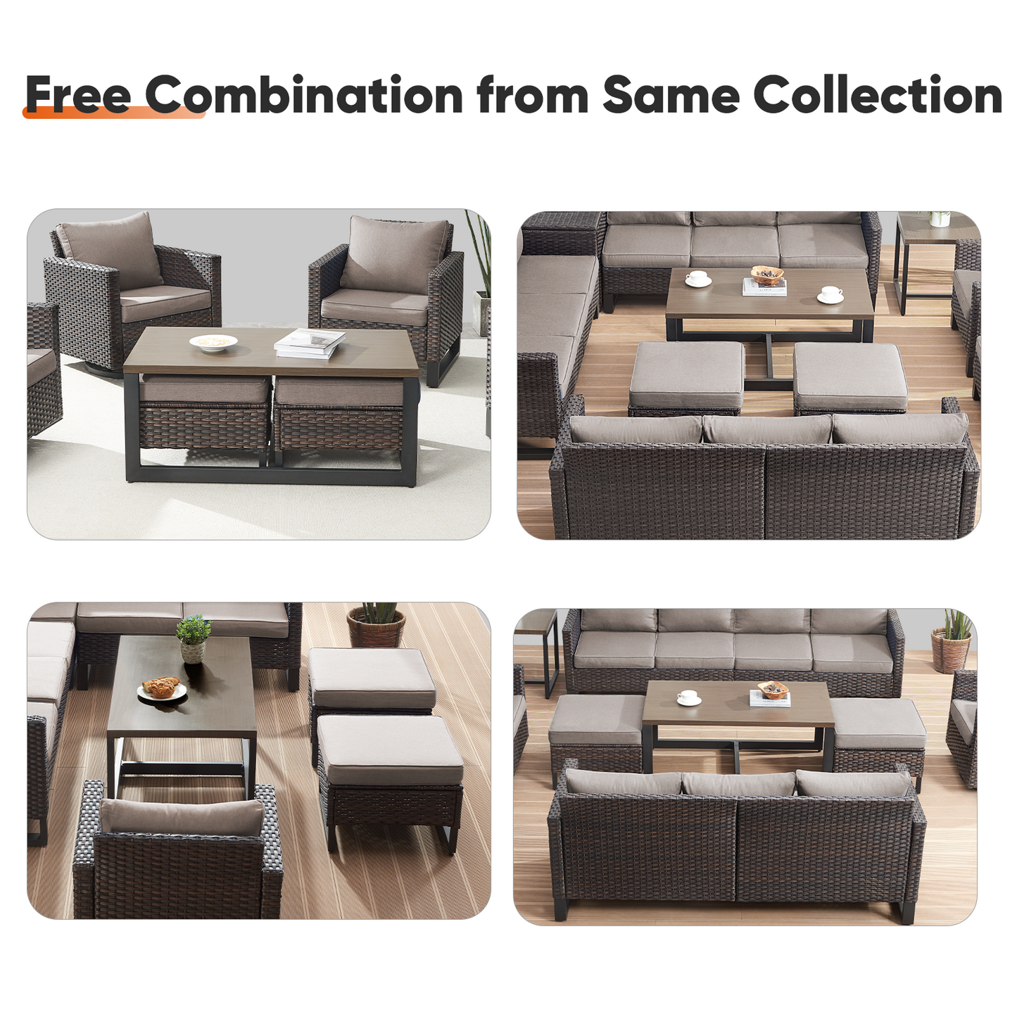 Save 40% - Outdoor 2-PC Ottoman, GRS Series
