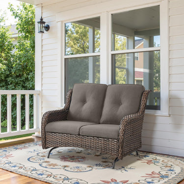 Outdoor Glider Loveseat, NTC Series - Belord