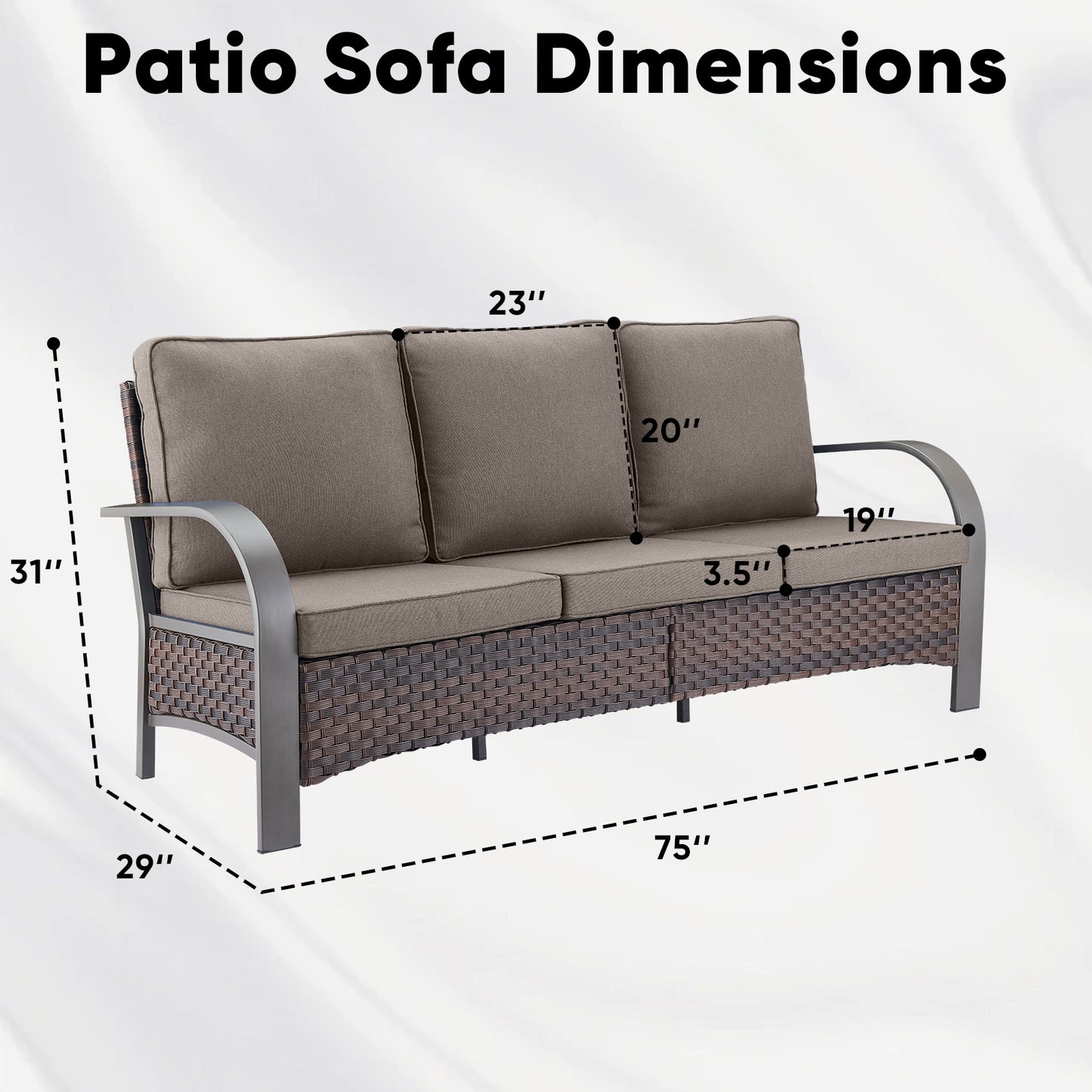 Save 50% - Outdoor Sofa, HW Series