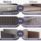 Outdoor Wicker Sofa, GRS Series - Belord
