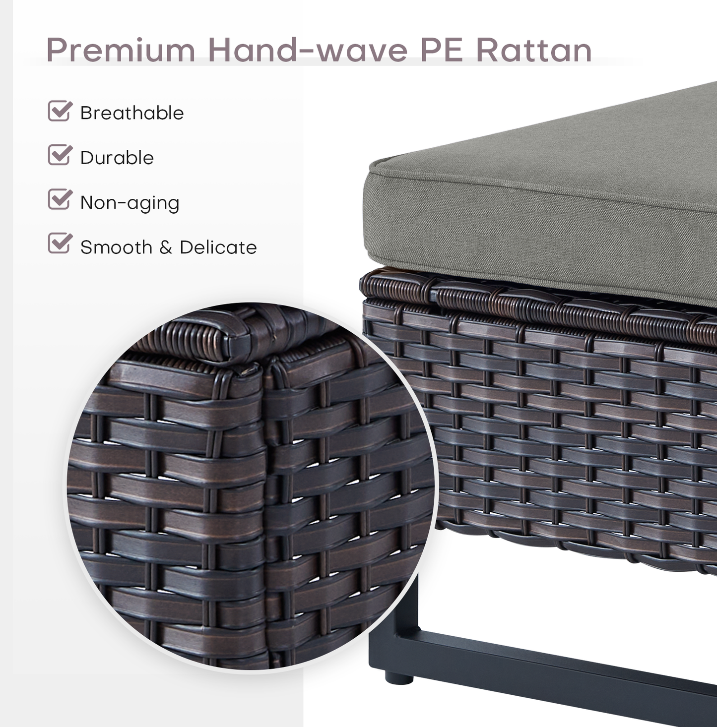 Save 40% - Outdoor 2-PC Ottoman, GRS Series