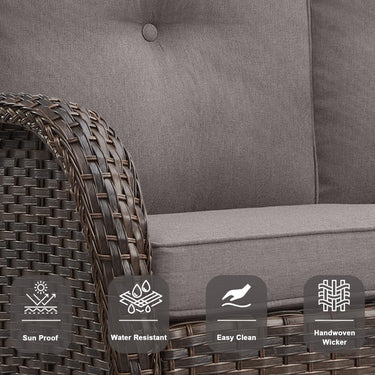 Outdoor Wicker Sofa, NDS Series - Belord