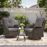 Save 60% - Swivel Glider Chairs Set with Side Table, NTC Series - Belord