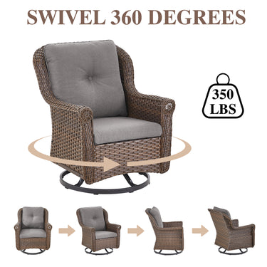 Outdoor Swivel Glider Chairs, FL Series - Belord