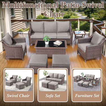 Outdoor Ottoman, DAR Series - Belord