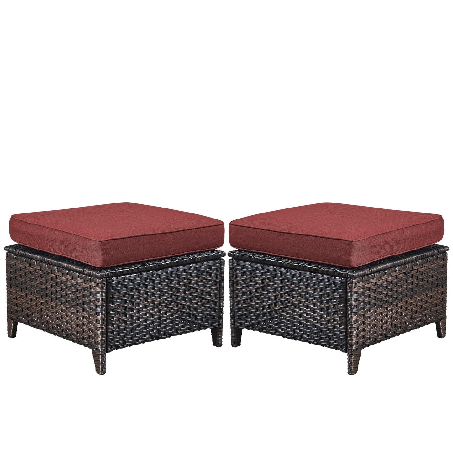 Outdoor PE Rattan Ottoman, NTC Series