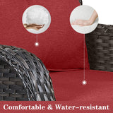 Save 60% - Swivel Glider Chairs Set with Side Table, NTC Series - Belord