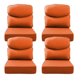 Belord patio deep seat cushion with 6-inch thickness, 24x24 inches, olefin fabric and removable cover in various colors.