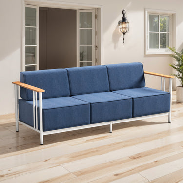 BINGLI Premium Outdoor Sofa - 10" Thick Cushions with Commercial-Grade - Belord