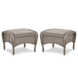 Outdoor Wicker Ottoman, NDS Series - Belord