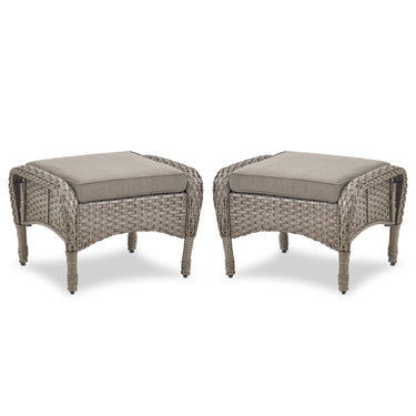 Outdoor Wicker Ottoman, NDS Series - Belord
