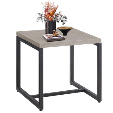 50 Lbs Rust-Resistant Metal Patio Side Table - Modern Square Design, GRS Series - Belord