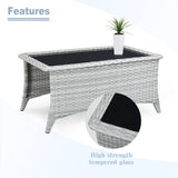 Patio Conversation Set 6-Piece with Sofa, Swivel Glider Chairs, Coffee Table, and Ottoman, NTC Series - Belord