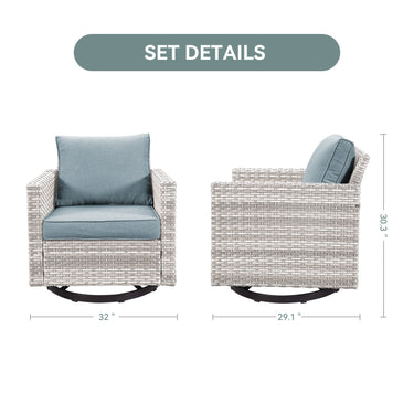 Outdoor Swivel Glider Chairs, GRS Series - Belord