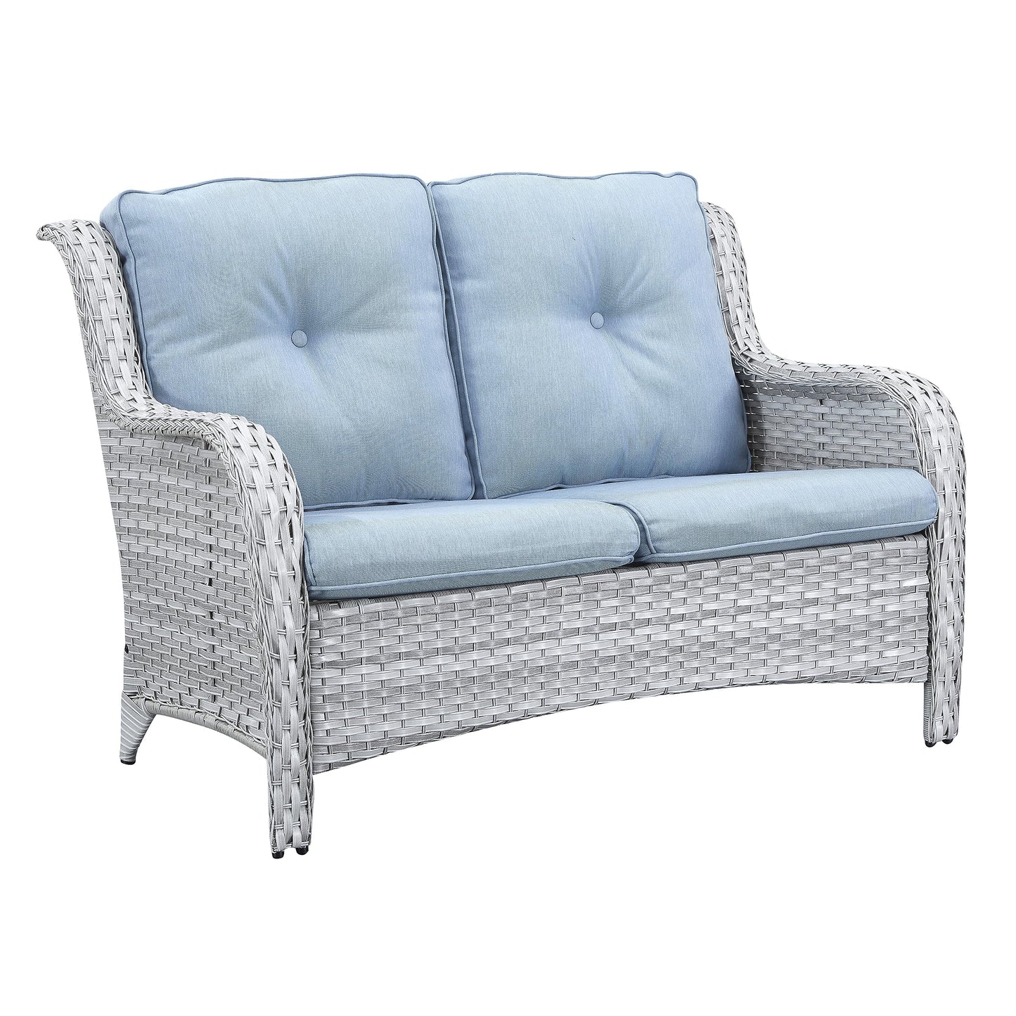 Save 50% - Outdoor PE Rattan Loveseat, NTC Series