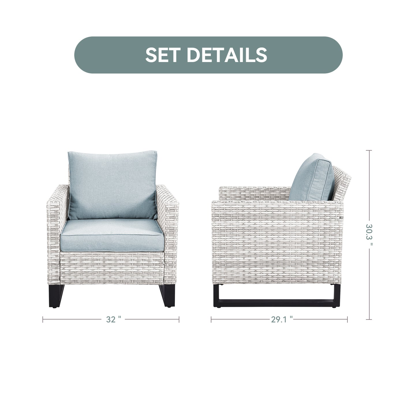 Save 50% - Outdoor Patio Chairs, GRS Series
