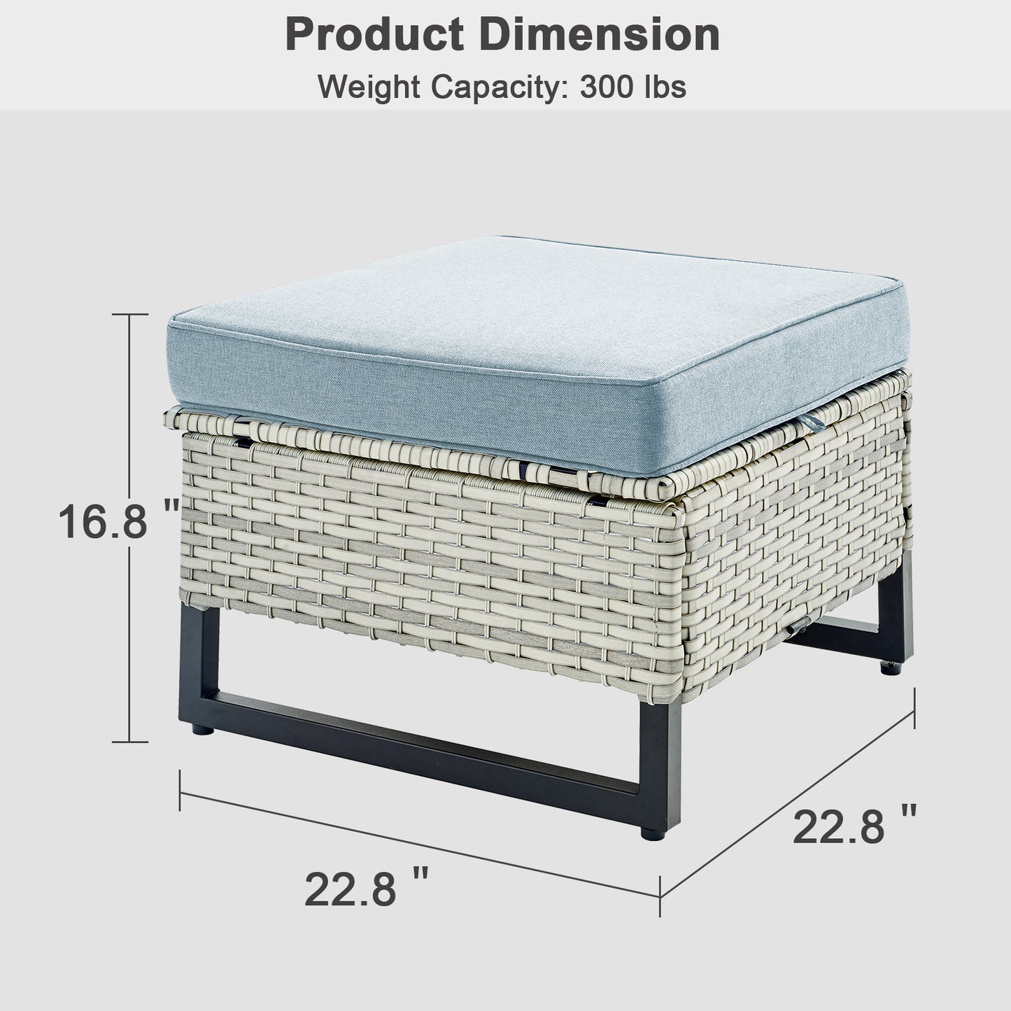 Save 40% - Outdoor 2-PC Ottoman, GRS Series