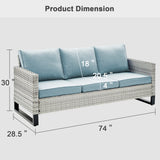 Outdoor Wicker Sofa, GRS Series - Belord