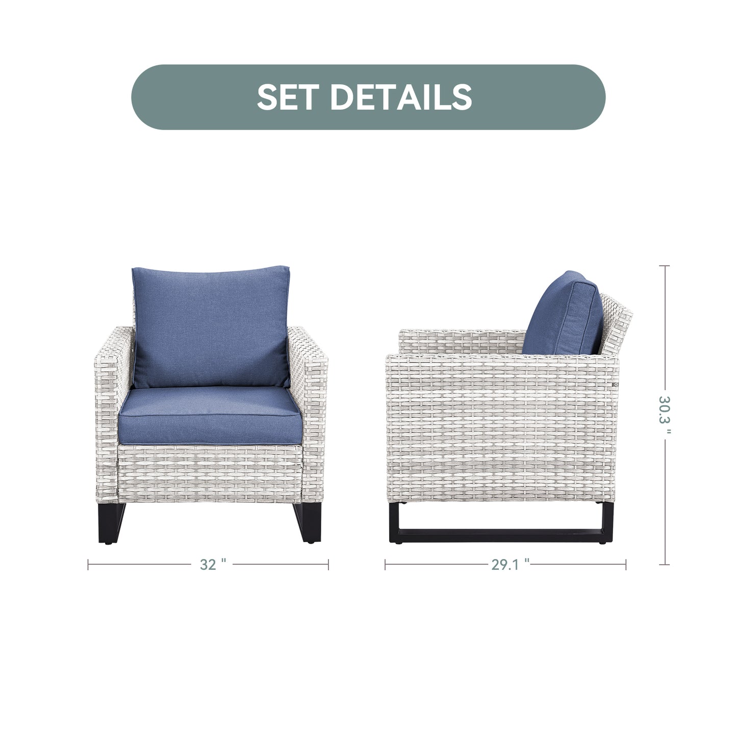 Save 50% - Outdoor Patio Chairs, GRS Series