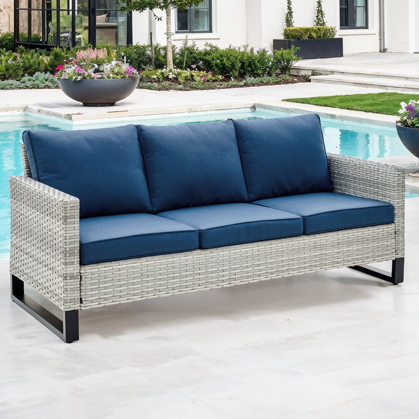 Save 60% - Outdoor Wicker Sofa, GRS Series