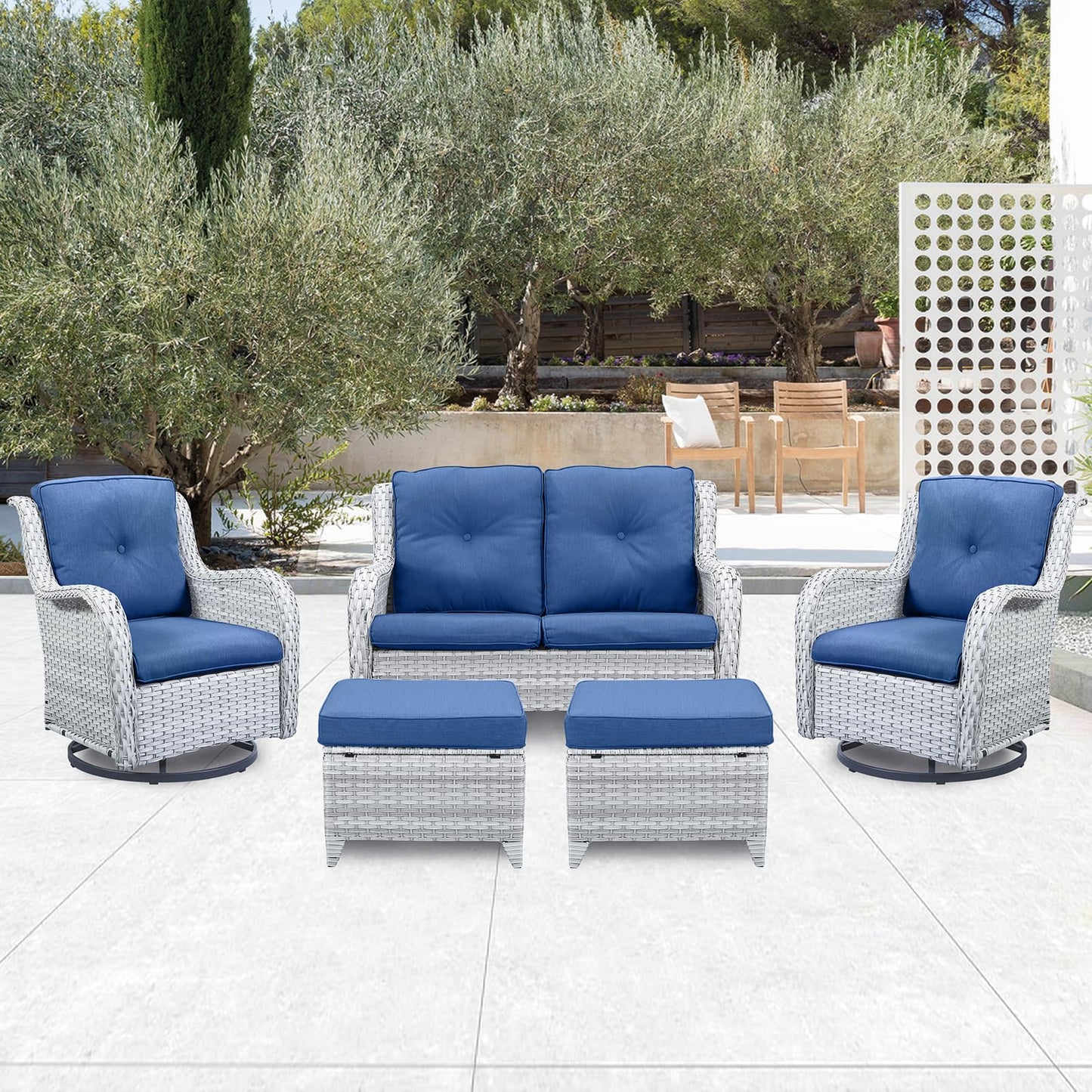 Save 50% - Outdoor PE Rattan Loveseat, NTC Series