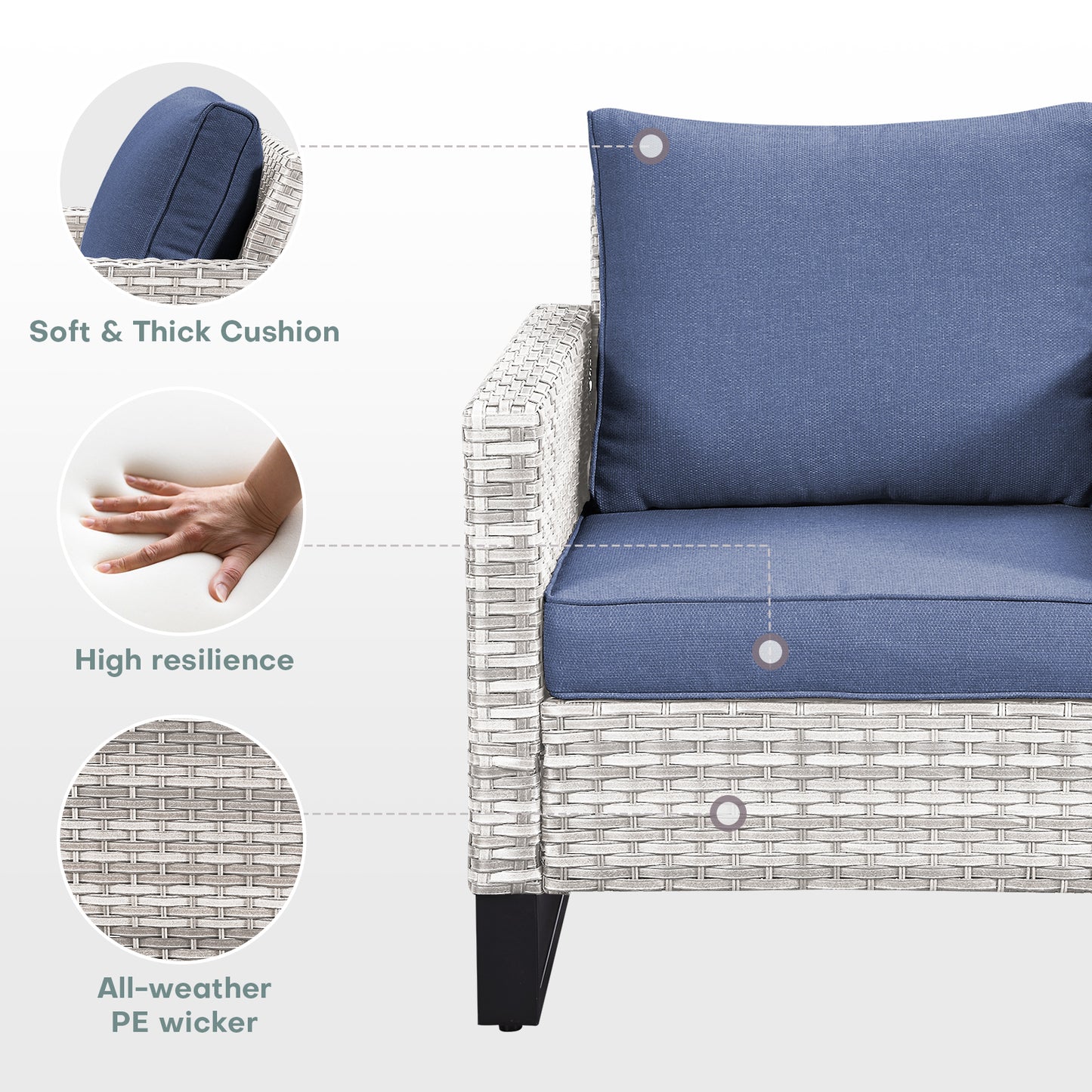 Save 50% - Outdoor Patio Chairs, GRS Series