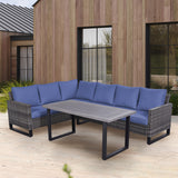 Save 50% - 7-Piece Large Sectional Set with Coffee Table, GRS Series - Belord