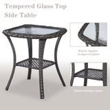 Save 60% - Swivel Glider Chairs Set with Side Table, NTC Series - Belord