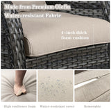 Save 60% - Swivel Glider Chairs Set with Side Table, NTC Series - Belord