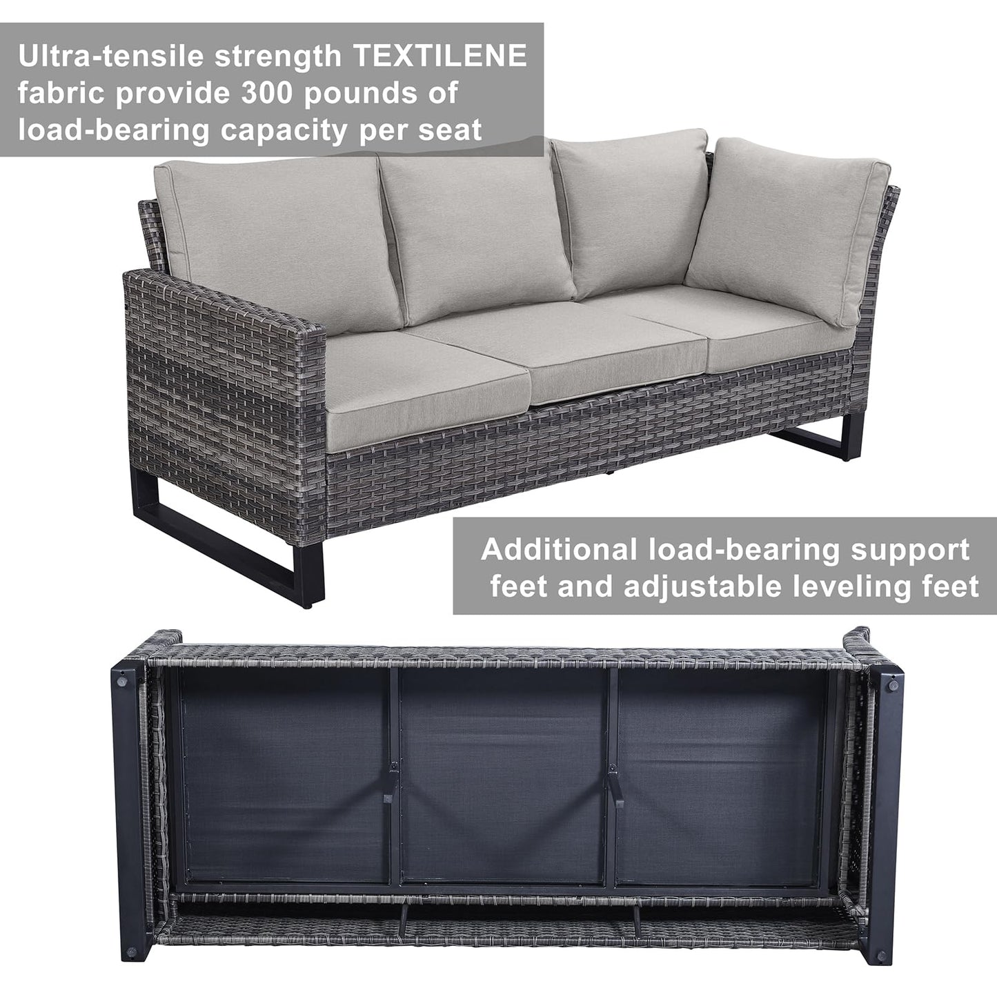 Save 40% - 6-Piece Large Sectional, GRS Series