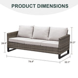 Save 60% - Outdoor Wicker Sofa, GRS Series - Belord