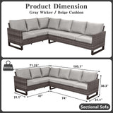 Save 40% - 6-Piece Large Sectional, GRS Series - Belord