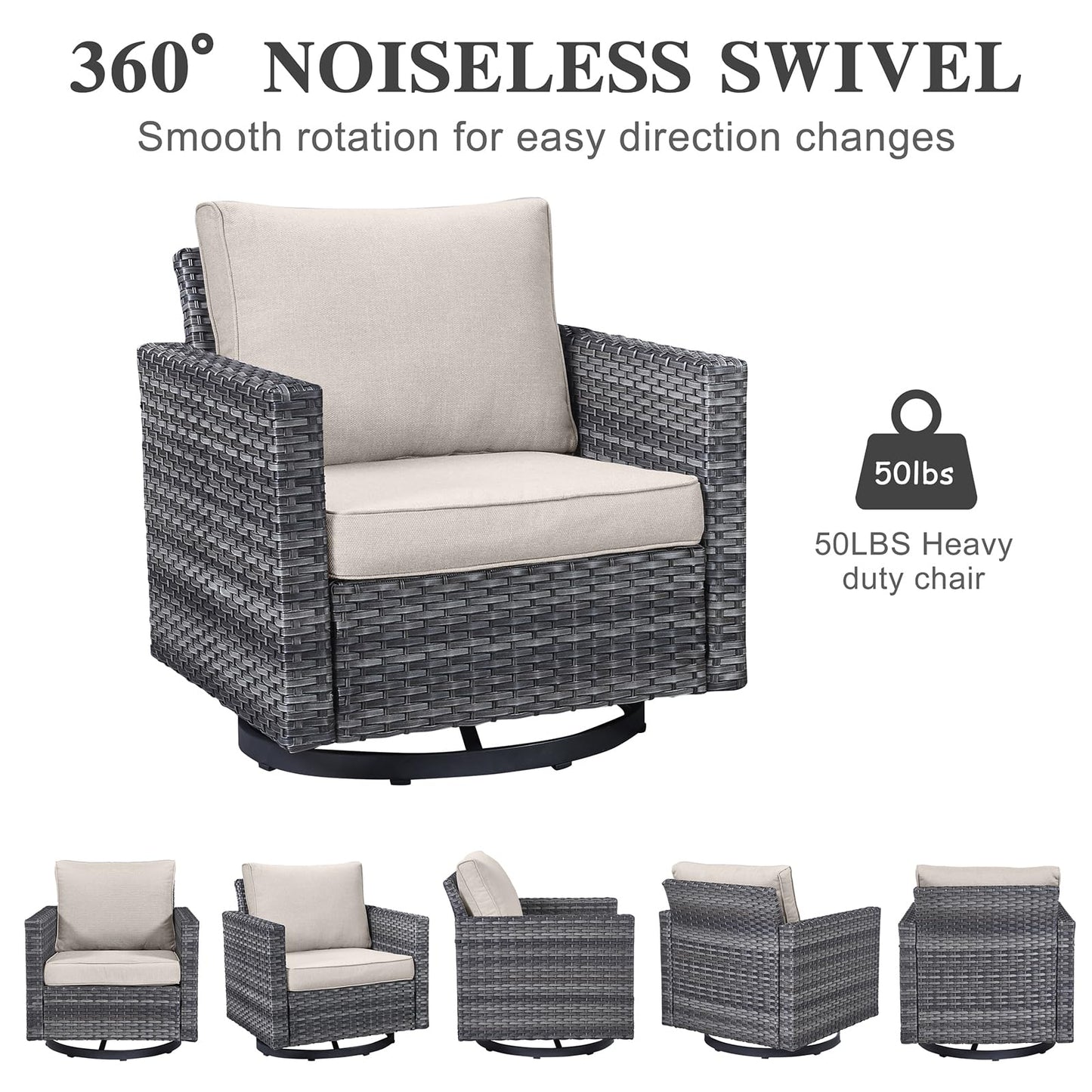Save 30% - Outdoor Swivel Glider Chairs, GRS Series