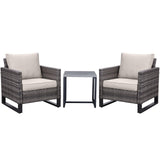 Patio Chairs Set with Side Table, GRS Series - Belord