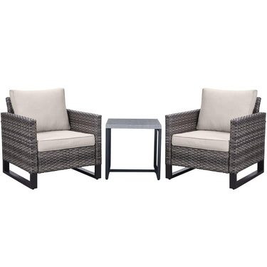 Patio Chairs Set with Side Table, GRS Series - Belord