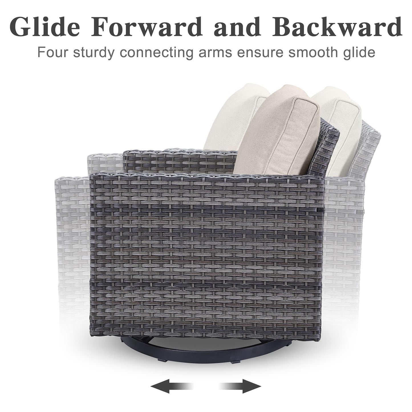 Save 30% - Outdoor Swivel Glider Chairs, GRS Series