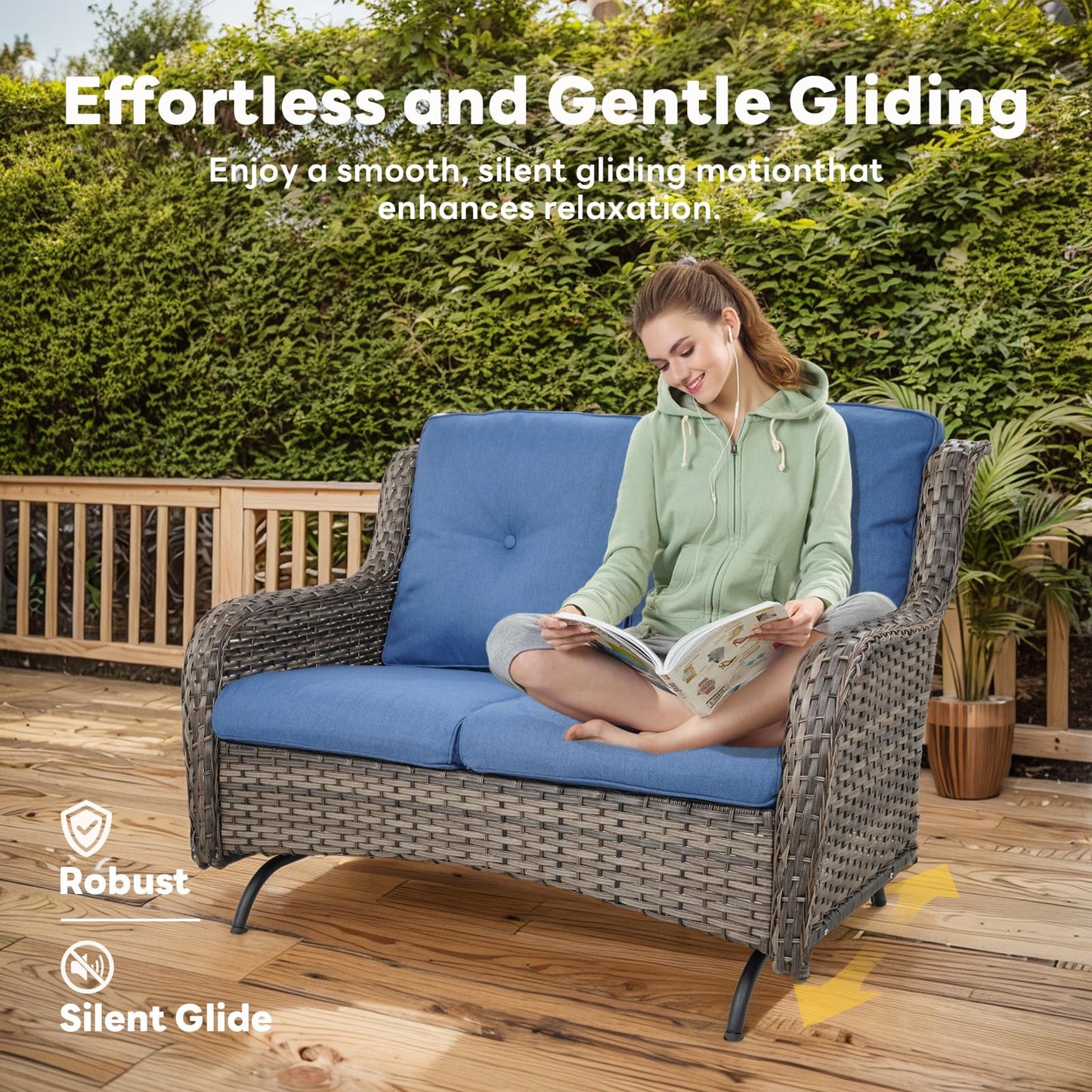 Save 50% - Outdoor Glider Loveseat, NTC Series