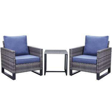 Patio Chairs Set with Side Table, GRS Series - Belord