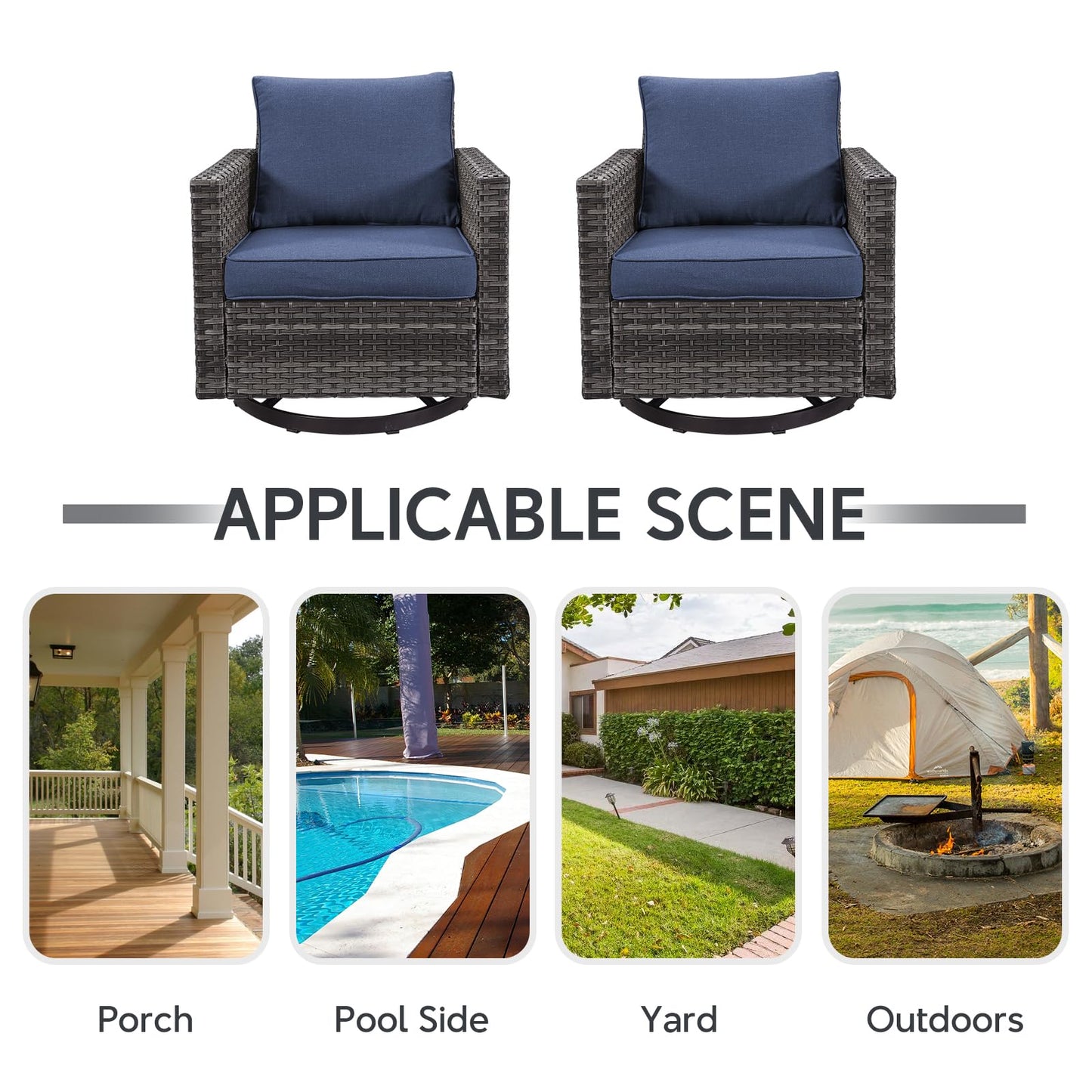 Save 30% - Outdoor Swivel Glider Chairs, GRS Series
