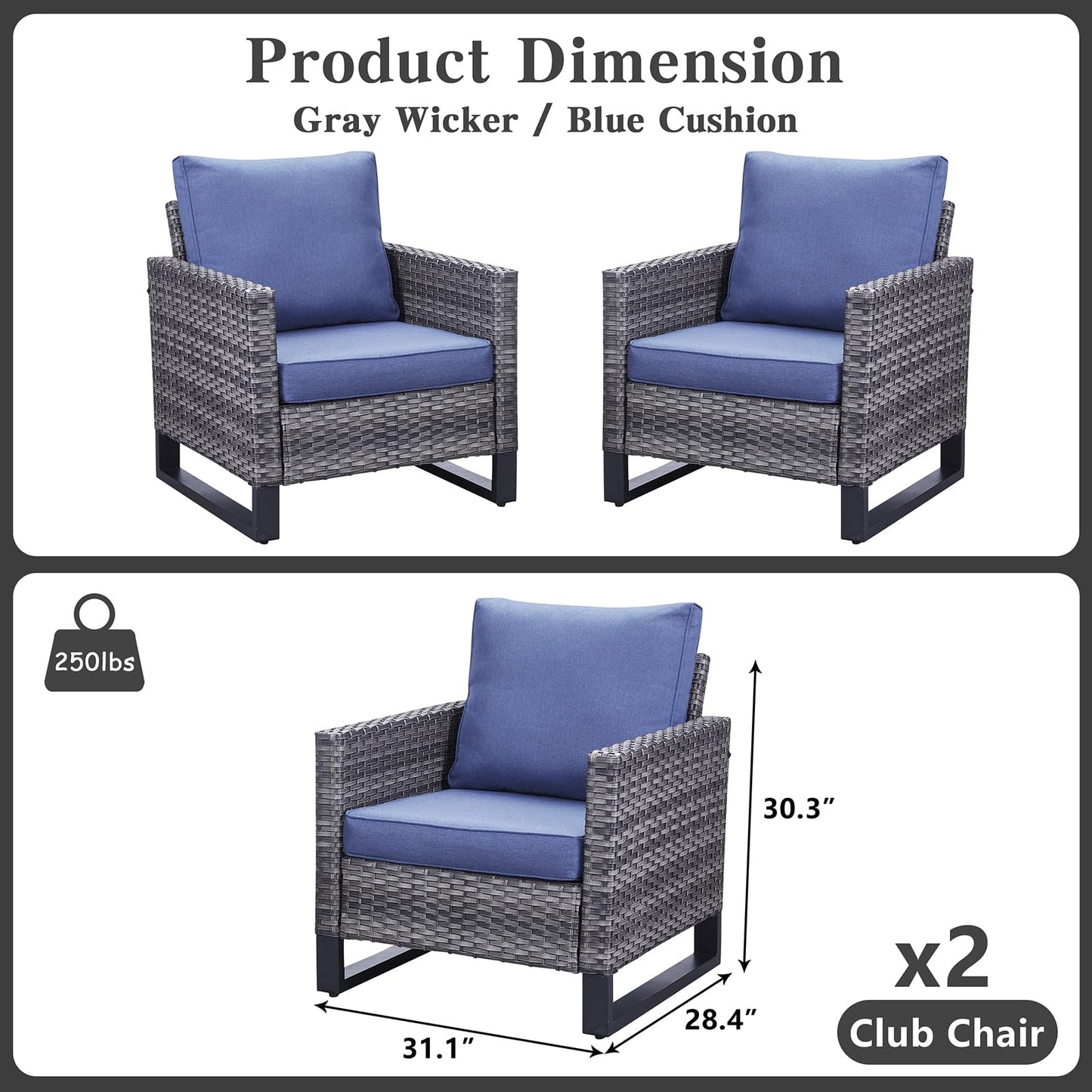 Save 50% - Outdoor Patio Chairs, GRS Series